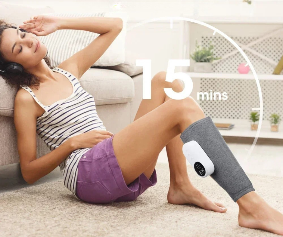 Massageador Elétrico para Pernas – Conforto com um toque de bem-estar