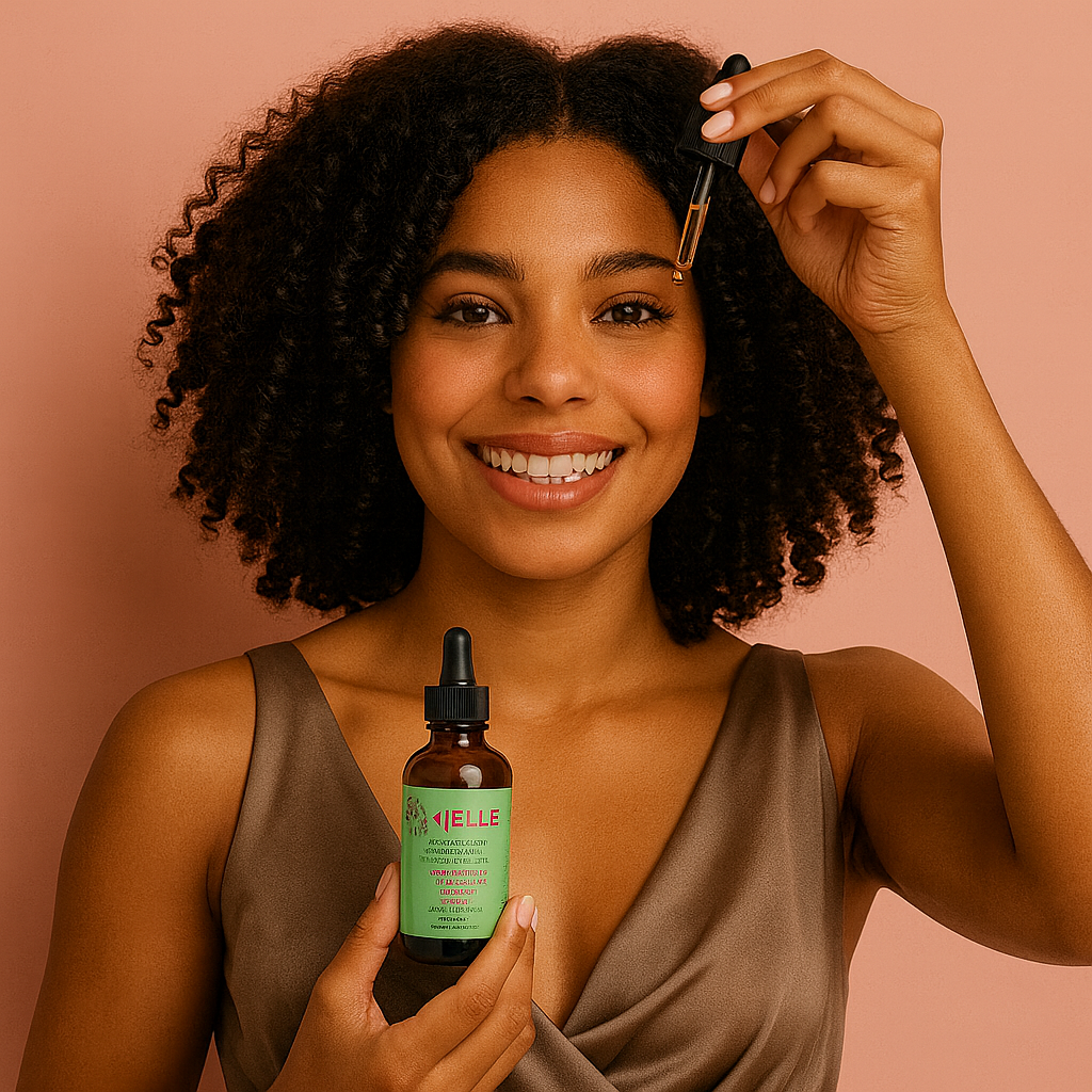 Óleo Capilar Mielle Rosemary Mint com Biotina – Nutre e Fortalece os Fios