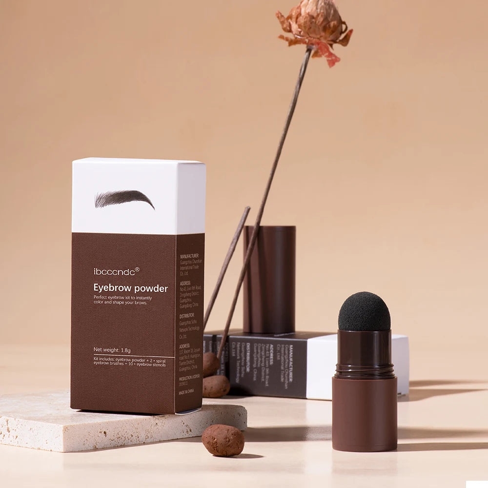Kit de Sobrancelhas à Prova d'Água - 3 Cores e Longa Duração