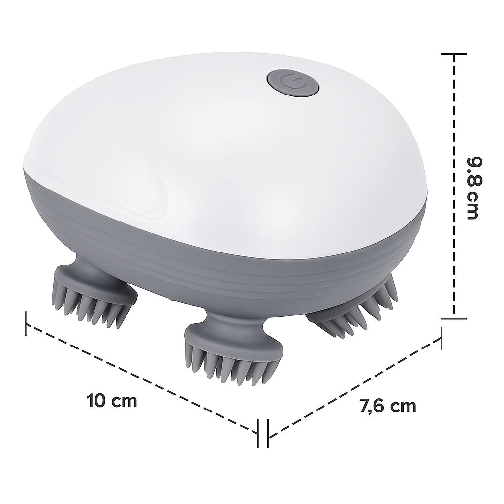 Massageador Elétrico Portátil - Cabeca e Pescoço