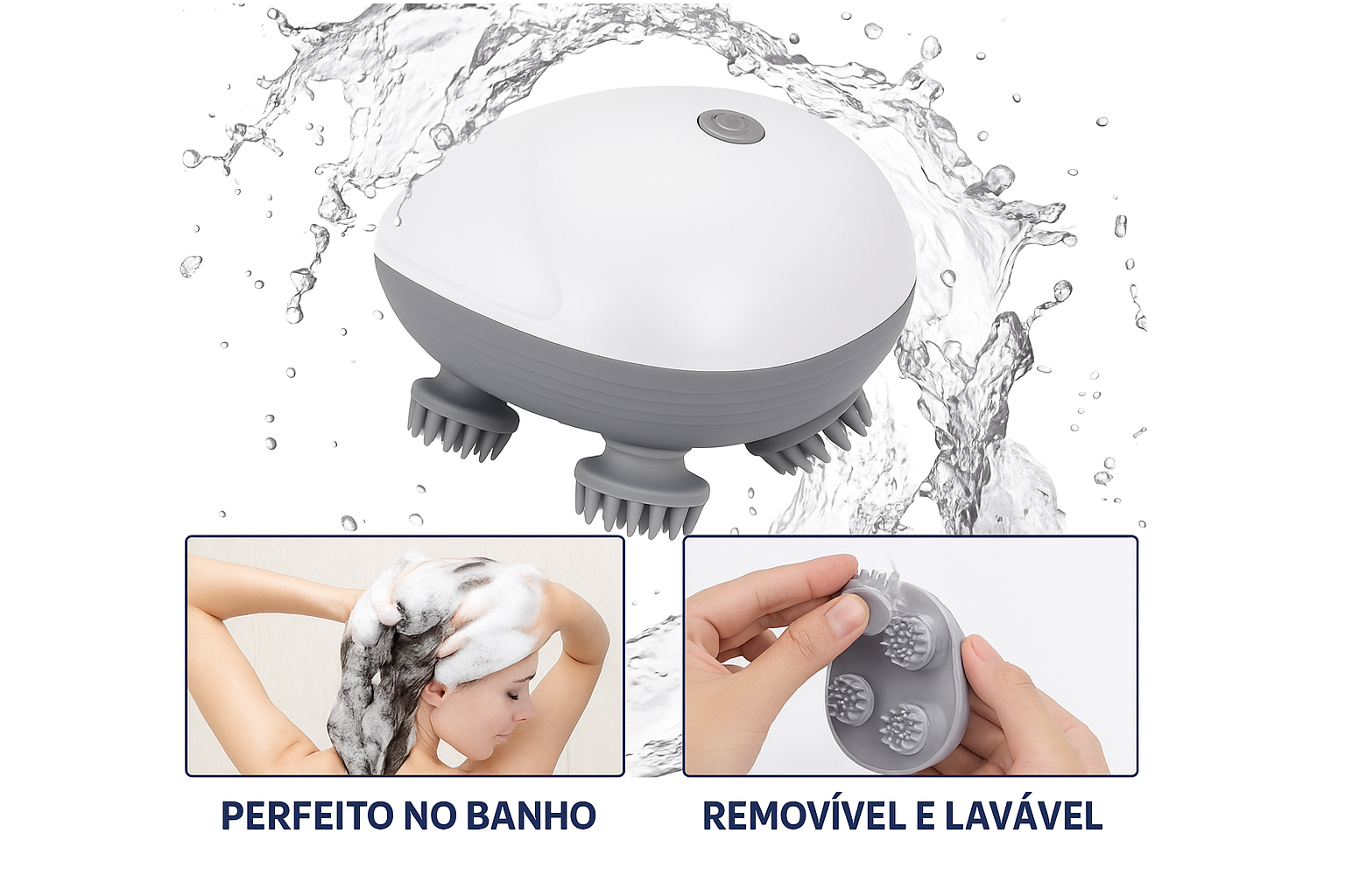 Massageador Elétrico Portátil - Cabeca e Pescoço