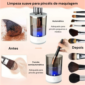 Limpador Elétrico de Pincéis para Maquiagem USB