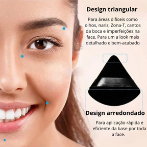 Esponjas para Maquiagem "Beauty Puff" - acabamento profissional