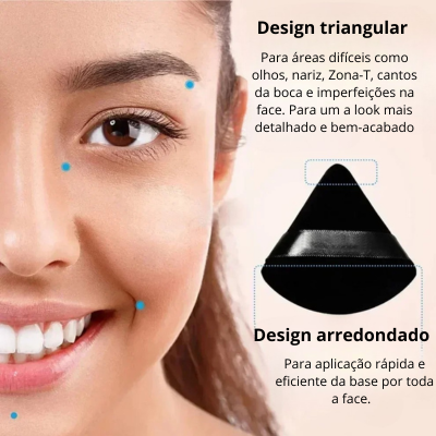 Esponjas para Maquiagem "Beauty Puff" - acabamento profissional