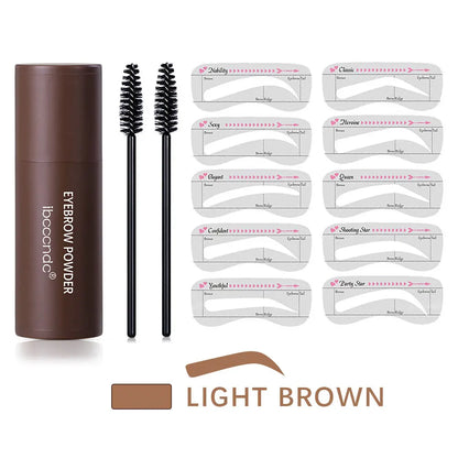 Kit de Sobrancelhas à Prova d'Água - 3 Cores e Longa Duração
