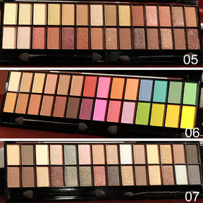 Paletas de Sombras 28 Cores – Foscas e Peroladas para Makes Incríveis!
