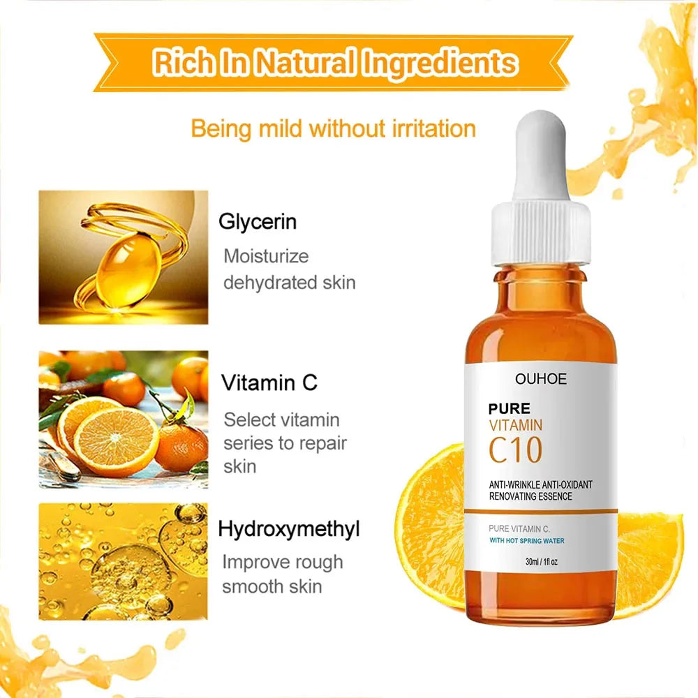 Sérum de Vitamina C da OUHOE: A Magia da Juventude para Sua Pele!