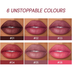 Kit USHAS Batom e Lápis Labial Matte - Definição e Cor para Lábios Incríveis