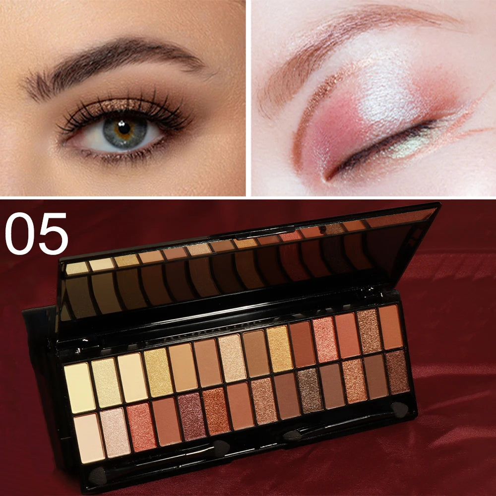 Paletas de Sombras 28 Cores – Foscas e Peroladas para Makes Incríveis!