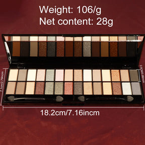 Paletas de Sombras 28 Cores – Foscas e Peroladas para Makes Incríveis!