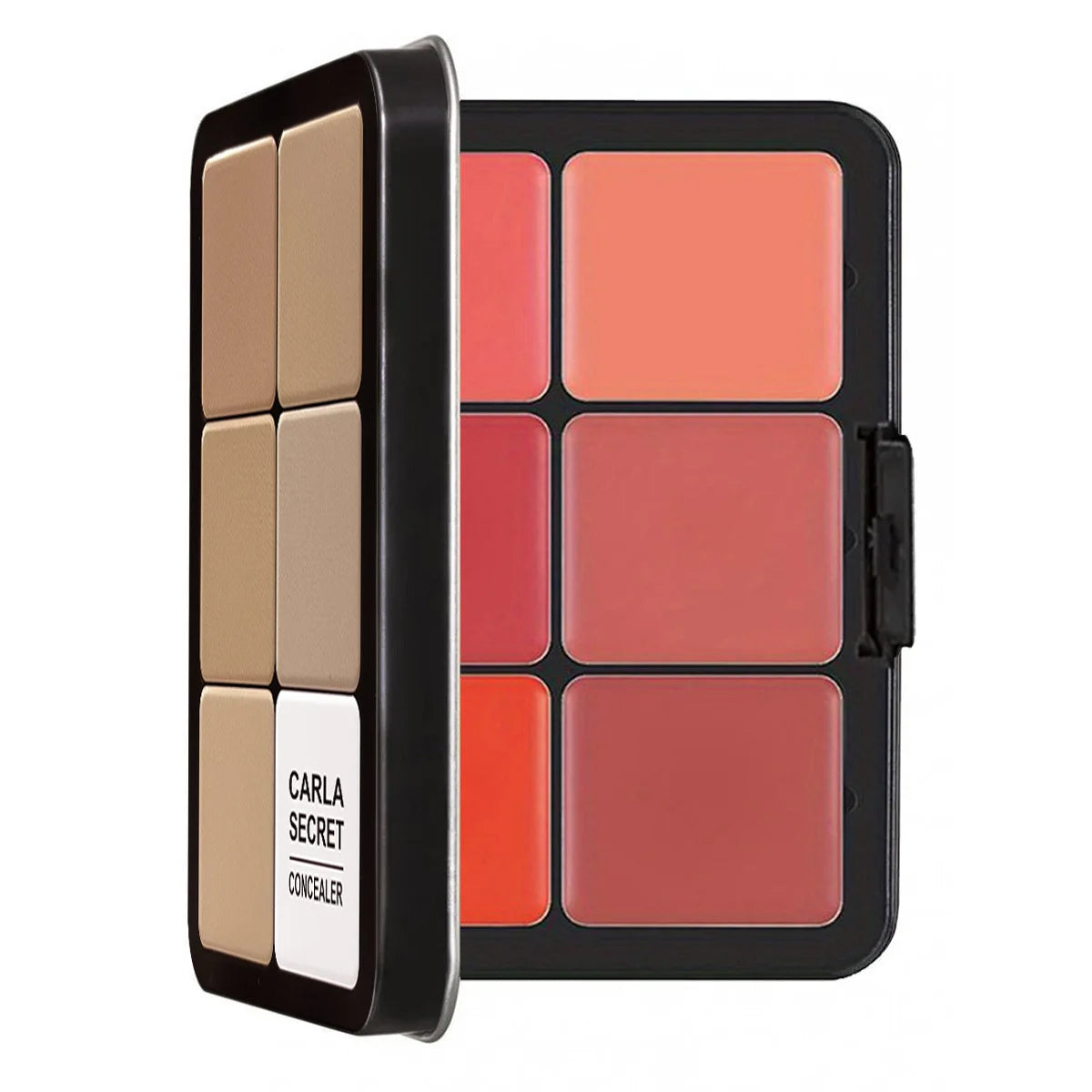 Paleta Multifuncional 12 Cores | Corretivo, Blush, Iluminador e Contorno