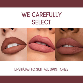 Kit USHAS Batom e Lápis Labial Matte - Definição e Cor para Lábios Incríveis