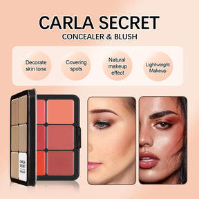 Paleta Multifuncional 12 Cores | Corretivo, Blush, Iluminador e Contorno