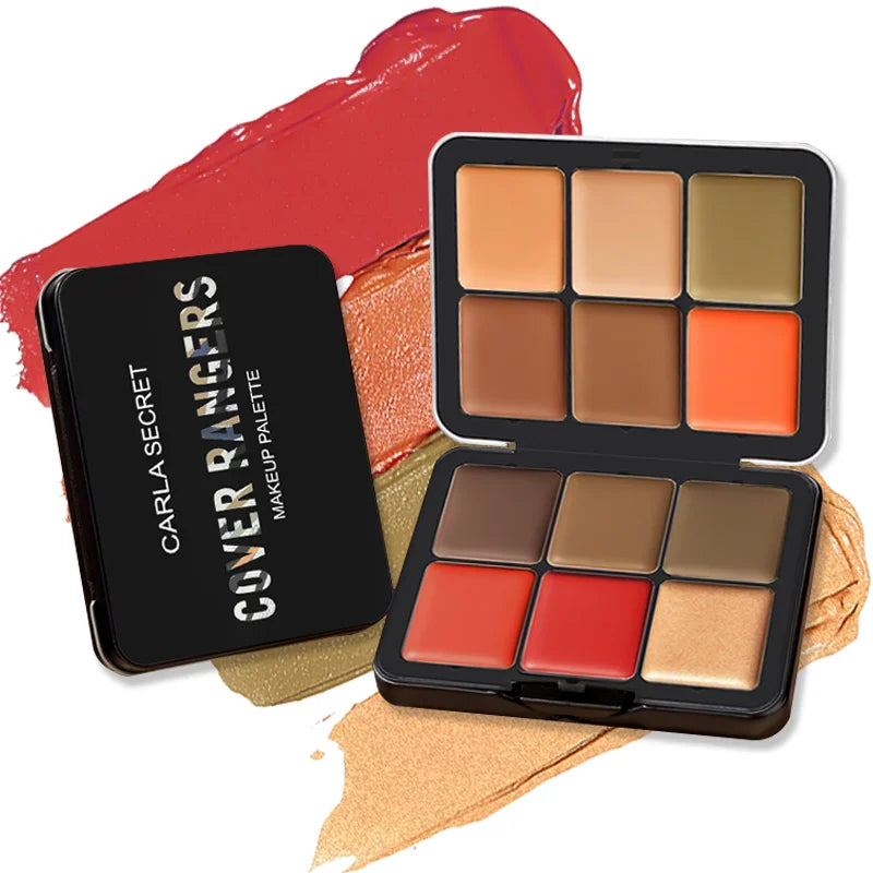 Paleta Multifuncional 12 Cores | Corretivo, Blush, Iluminador e Contorno