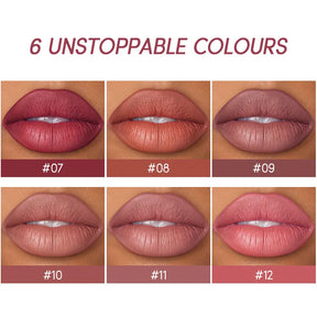 Kit USHAS Batom e Lápis Labial Matte - Definição e Cor para Lábios Incríveis