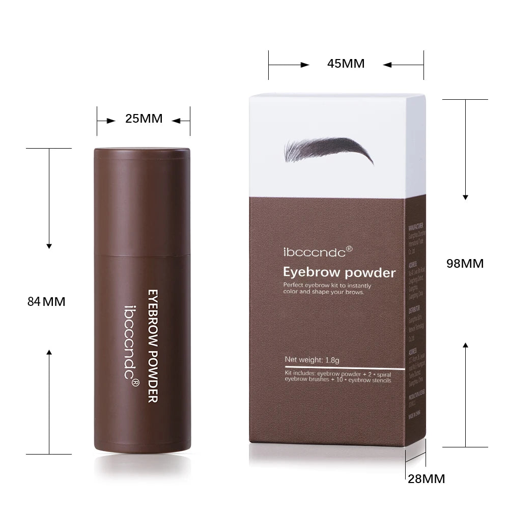 Kit de Sobrancelhas à Prova d'Água - 3 Cores e Longa Duração