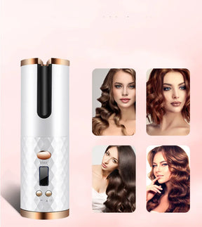 Modelador de Cachos Sem Fio Auto Curler - Look Perfeito