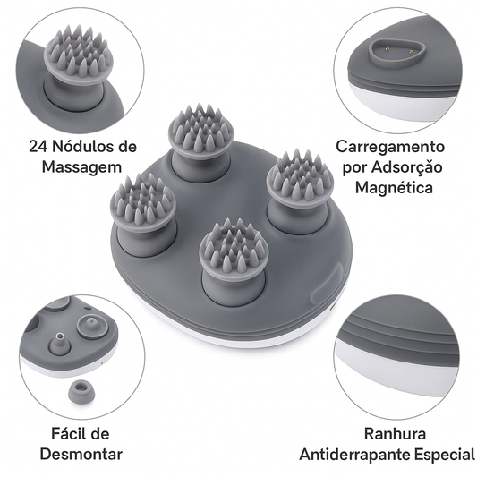Massageador Elétrico Portátil - Cabeca e Pescoço